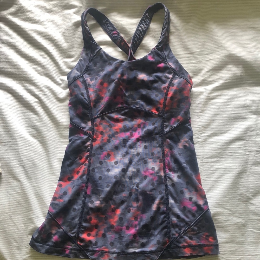 Lululemon Patterned Workout Tank - image 1